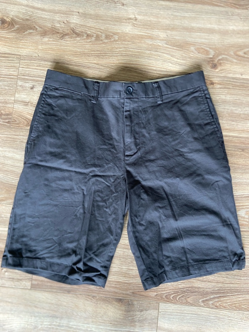 Old Navy Men's Classic Black Cotton Blend Shorts